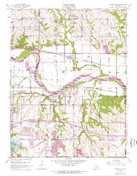 Grantville 1950 topographic map thumbnail