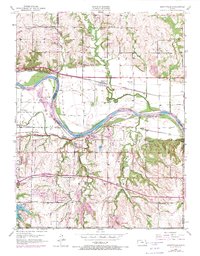 Grantville 1950 topographic map thumbnail