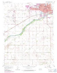 Great Bend 1958 topographic map thumbnail