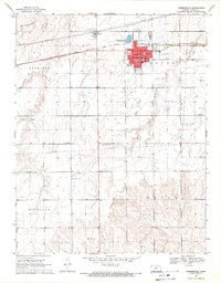 Greensburg 1969 topographic map thumbnail