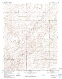 Greensburg NE 1969 topographic map thumbnail