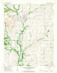 Grenola 1962 topographic map thumbnail