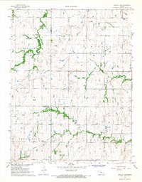Gridley NW 1967 topographic map thumbnail