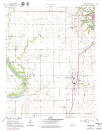 Hackney 1965 topographic map thumbnail