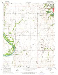 Hackney 1965 topographic map thumbnail