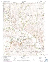 Hanover West 1966 topographic map thumbnail