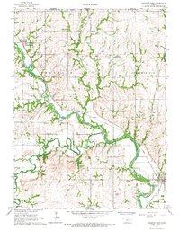 Hanover West 1966 topographic map thumbnail