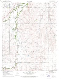 Hanston 1970 topographic map thumbnail