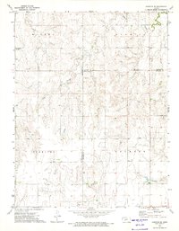 Hanston SE 1972 topographic map thumbnail
