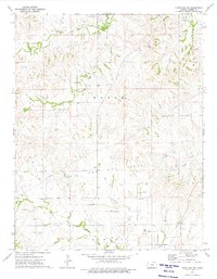 Hardtner NW 1973 topographic map thumbnail