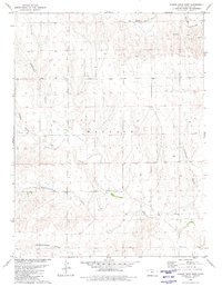 Harris Draw East 1979 topographic map thumbnail