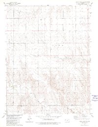 Harris Draw NE 1979 topographic map thumbnail