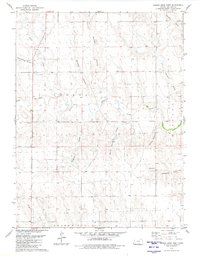 Harris Draw West 1979 topographic map thumbnail