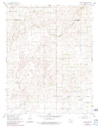 Haviland NW 1968 topographic map thumbnail