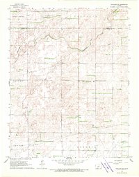Haviland NW 1968 topographic map thumbnail