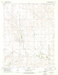 Hay Canyon 1974 topographic map thumbnail