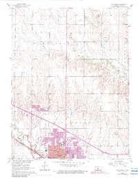 Hays North 1961 topographic map thumbnail
