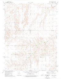 Healy NW 1974 topographic map thumbnail