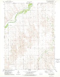 Henkle Canyon 1976 topographic map thumbnail