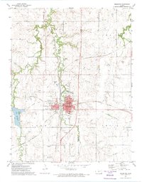 Herington 1972 topographic map thumbnail