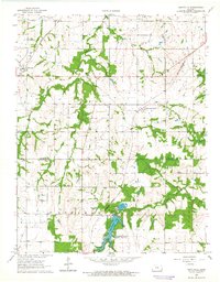 Hiattville 1964 topographic map thumbnail
