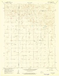 Hickok NE 1959 topographic map thumbnail