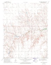 Horse Thief Canyon 1970 topographic map thumbnail