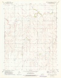 Horse Thief Canyon NE 1974 topographic map thumbnail