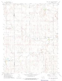 Horse Thief Canyon NW 1974 topographic map thumbnail