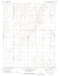 Horse Thief Canyon SW 1974 topographic map thumbnail