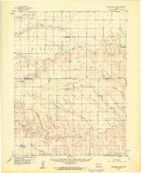 Horsethief Draw 1959 topographic map thumbnail