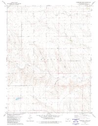 Horsethief Draw 1979 topographic map thumbnail