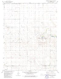Horsethief Draw NE 1979 topographic map thumbnail