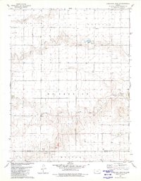Horsethief Draw NW 1979 topographic map thumbnail