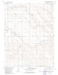 Horsethief Draw SE 1979 topographic map thumbnail