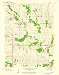 Horton NW 1960 topographic map thumbnail