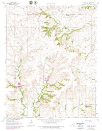 Howard NW 1964 topographic map thumbnail