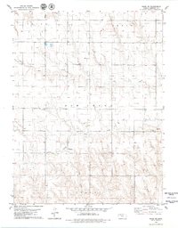 Hoxie NE 1979 topographic map thumbnail