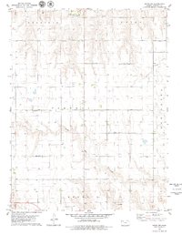 Hoxie NW 1979 topographic map thumbnail