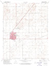Hugoton 1974 topographic map thumbnail