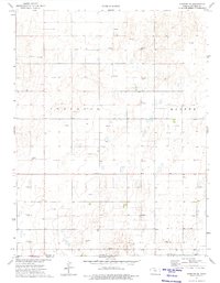 Hugoton SE 1974 topographic map thumbnail