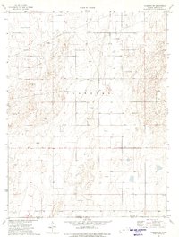 Hugoton SW 1974 topographic map thumbnail