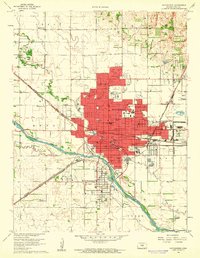 Hutchinson 1960 topographic map thumbnail