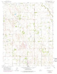 Hutchinson NW 1965 topographic map thumbnail