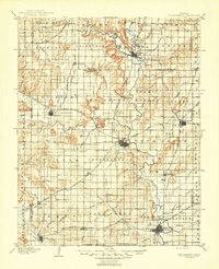 Independence 1905 topographic map thumbnail