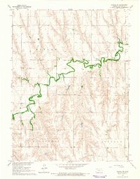 Kanona NE 1965 topographic map thumbnail