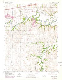 Kansas Falls 1964 topographic map thumbnail