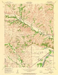 Keats 1955 topographic map thumbnail