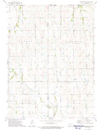 Kensington NE 1973 topographic map thumbnail