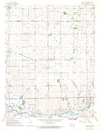 Kingman NW 1967 topographic map thumbnail
